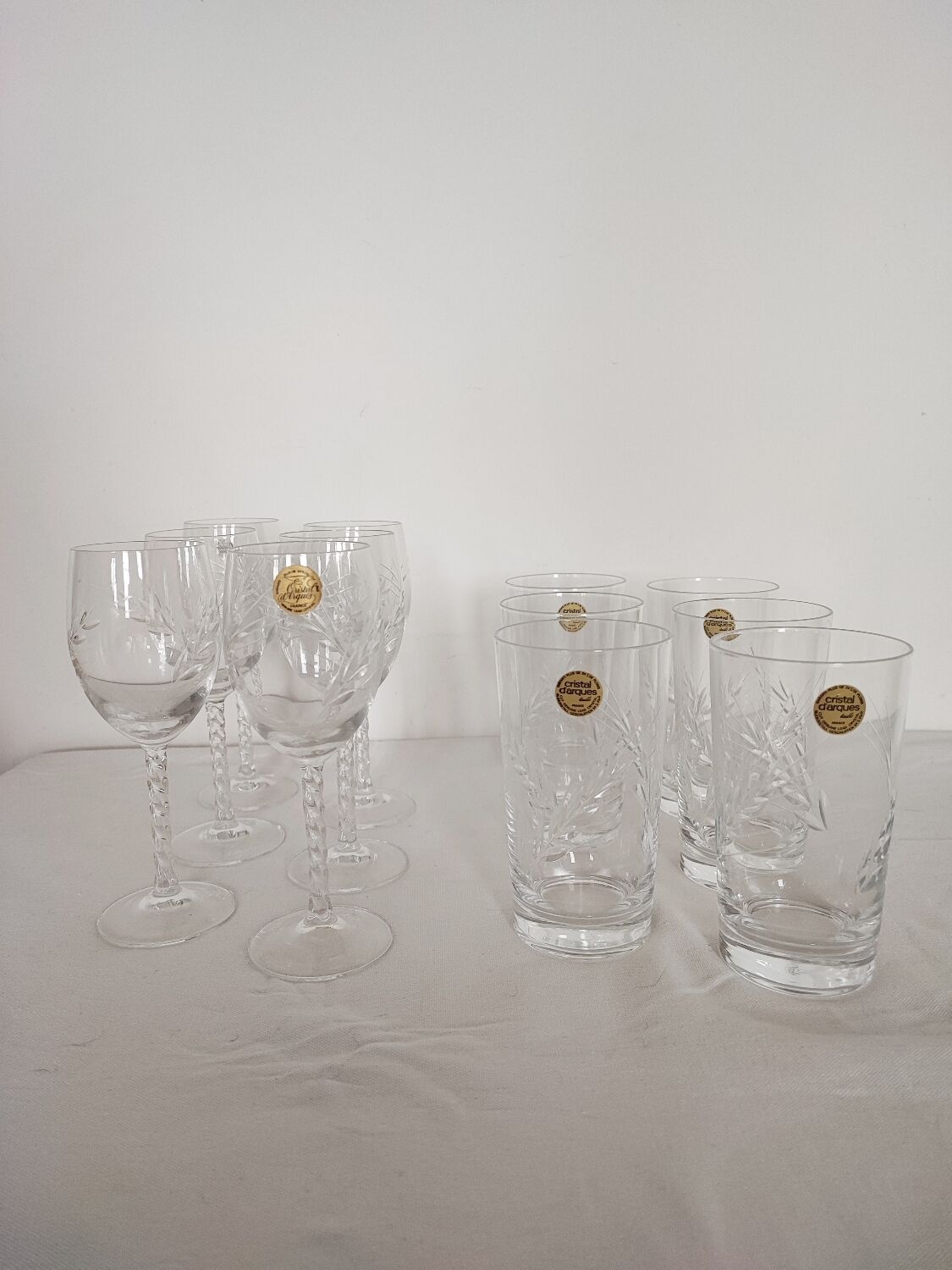 12 Arques crystal glasses model Epi