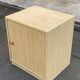 Scandinavian beige wooden chest of drawers