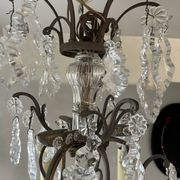 Crystal pendant chandelier 19th century