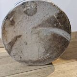 Enameled stoneware pot