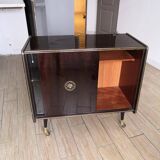 meuble de bar avec éclairage année 1950