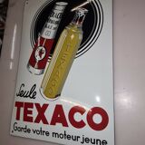 Texaco enamelled plate