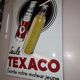 Texaco enamelled plate