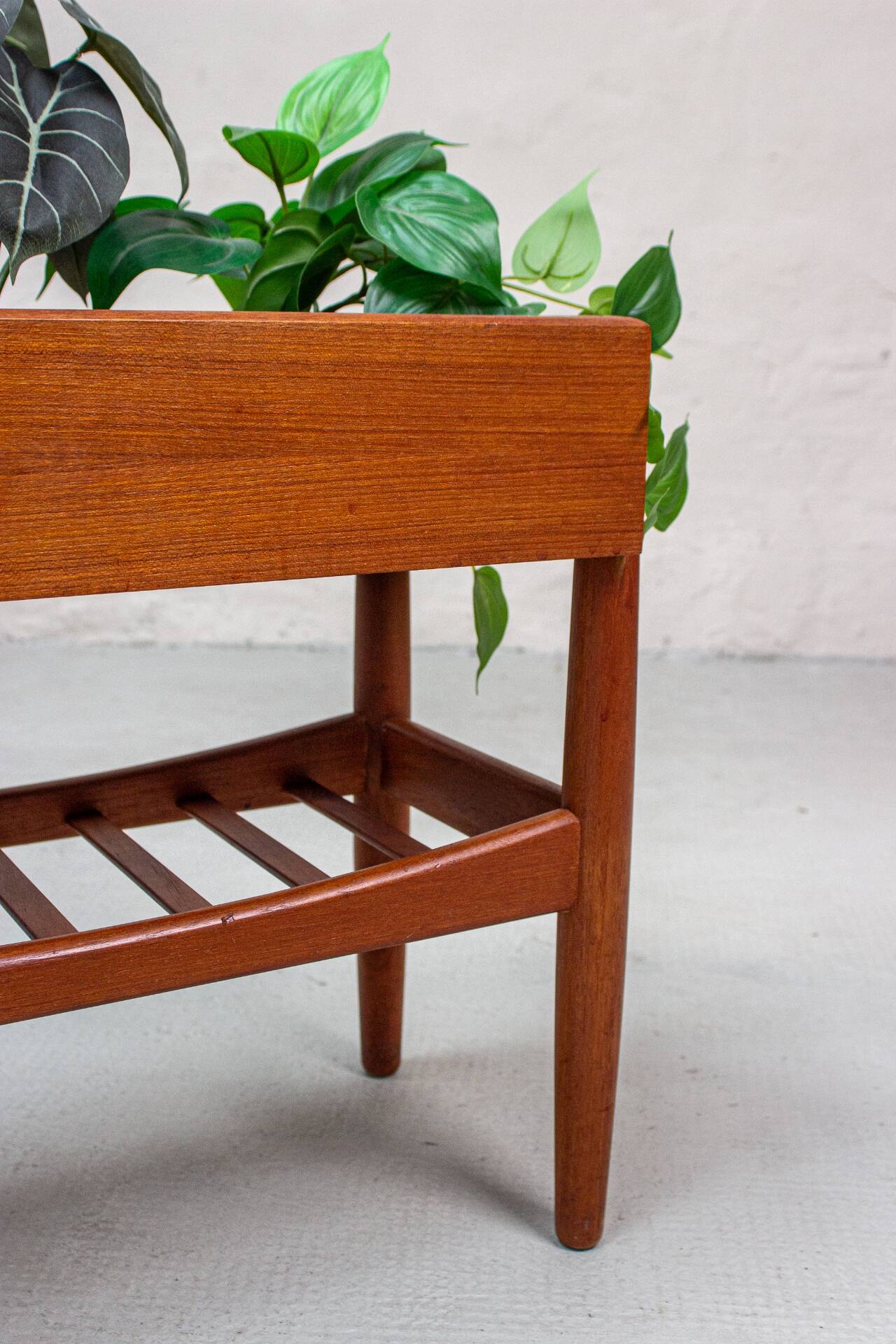 Arne Wahl Iversen plant bench chest of drawers vintage teak Danish 60s
