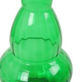 Huge Green Glass Carafe Genie Bottle Empoli Italy 63cm