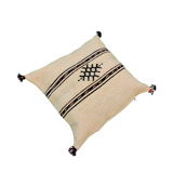 Coussin berbère jaune pale marocain