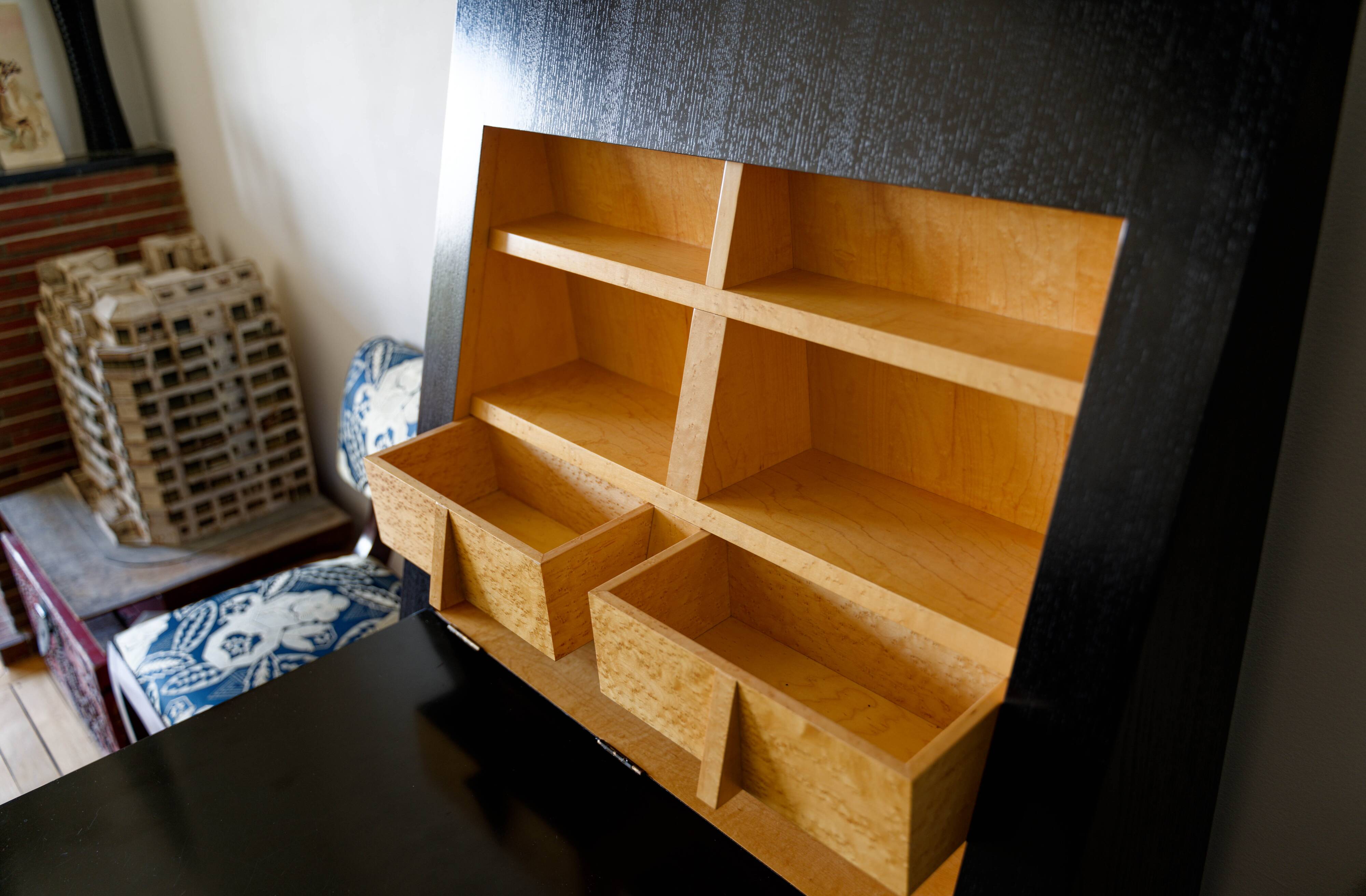 Secretary in ash and maple