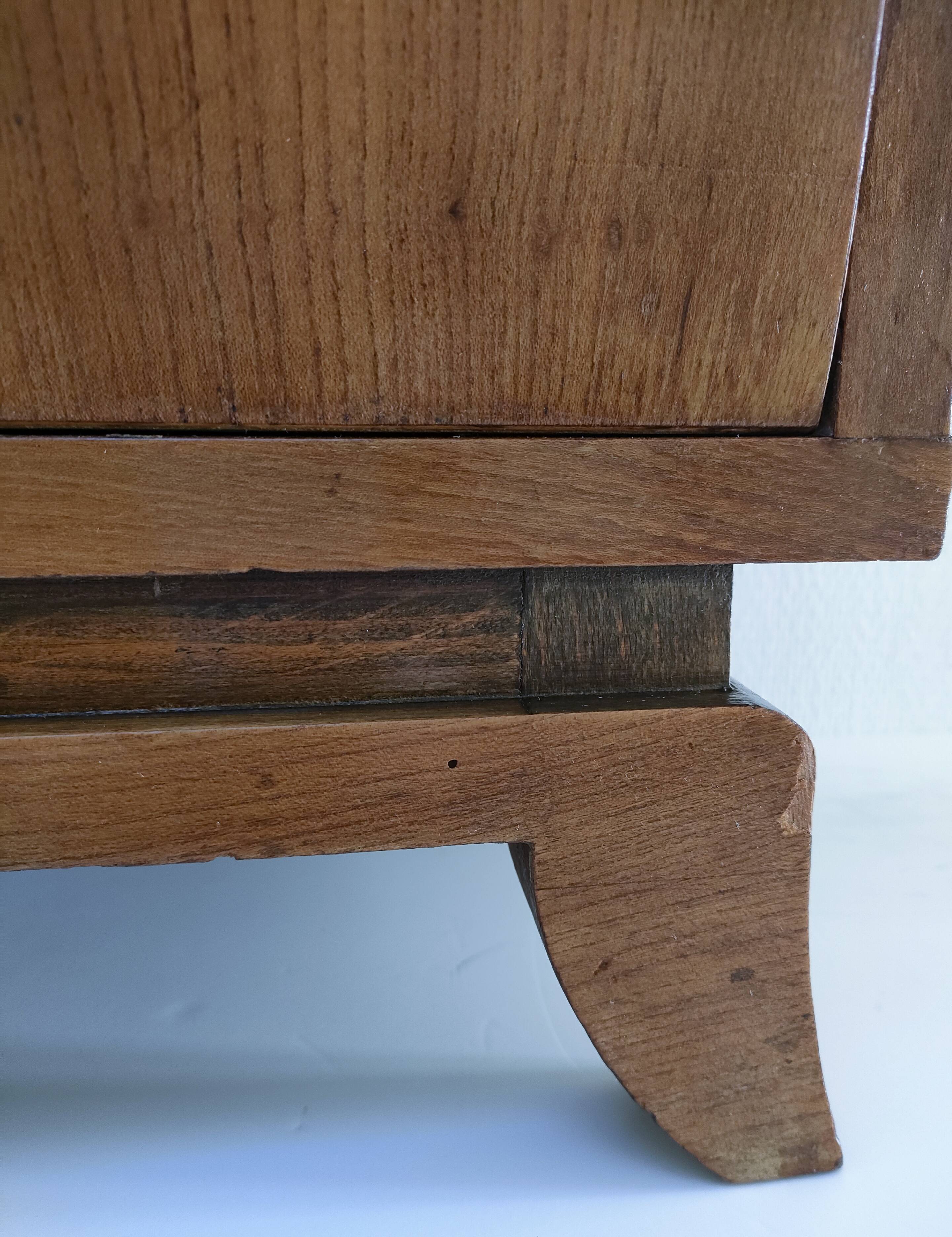 60s designer wooden bedside table