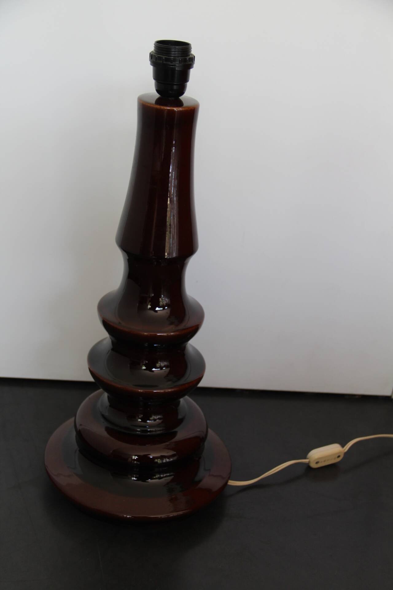 Large vintage ceramic lamp base