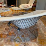 Large diamond armchair Bertoia
