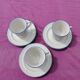 Lots of 3 cups & ceramic saucers