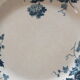 7 flat plates in Terre de Fer St Amand model Boule de Neige