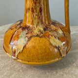 Vintage jug vase in glazed ceramic