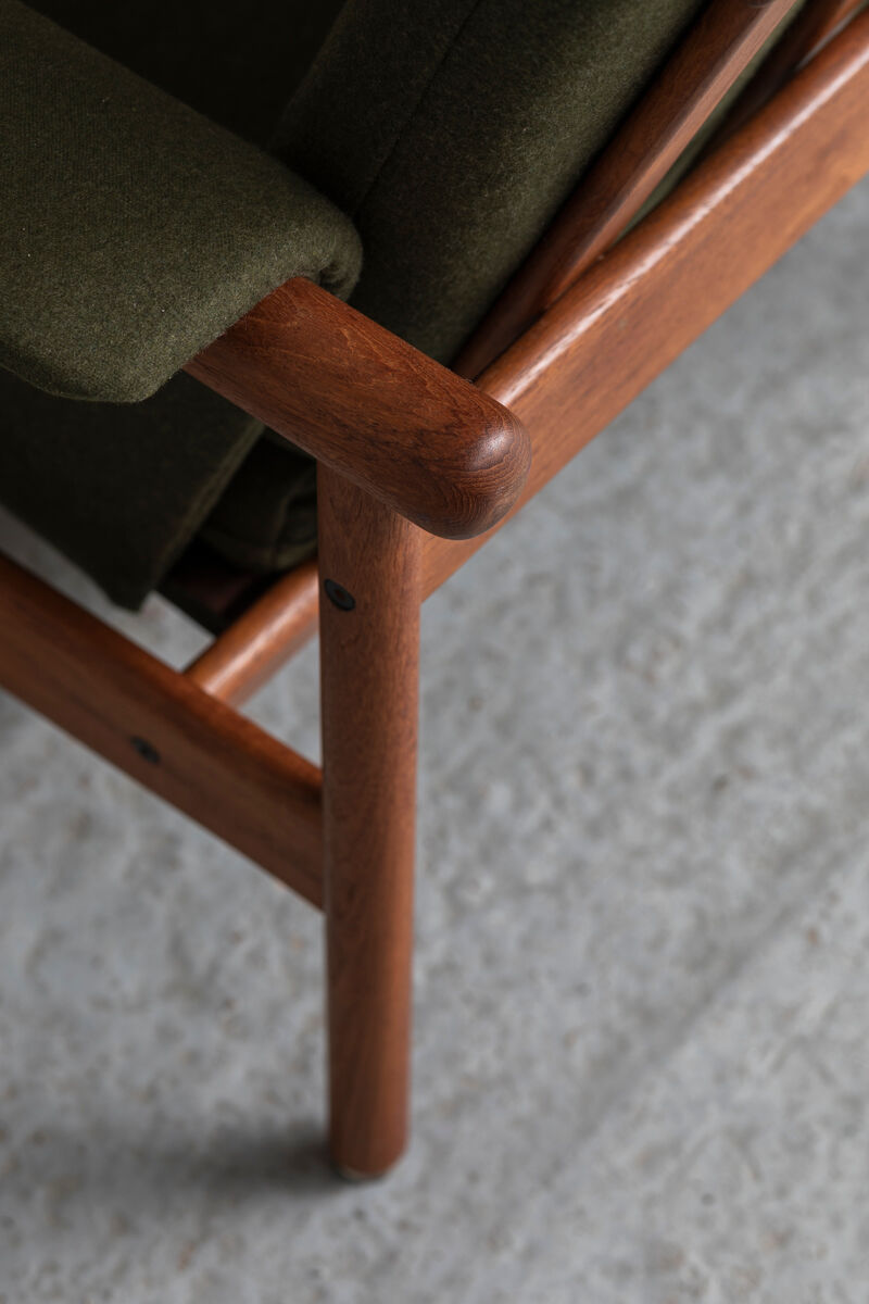 Wiki lounge chair by Illum Wikkelso, Denmark, 1960's