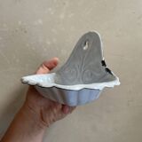 Antique enamelled metal wall mounted soap dish