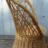 Wicker children's chair