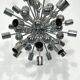 Vintage chrome sputnik by Reggiani. Italy 1970s