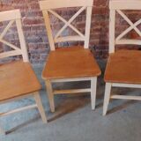 Set of 3 country chairs