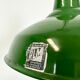 Industrial Green Enamel Factory Lamp from Benjamin, 1960s