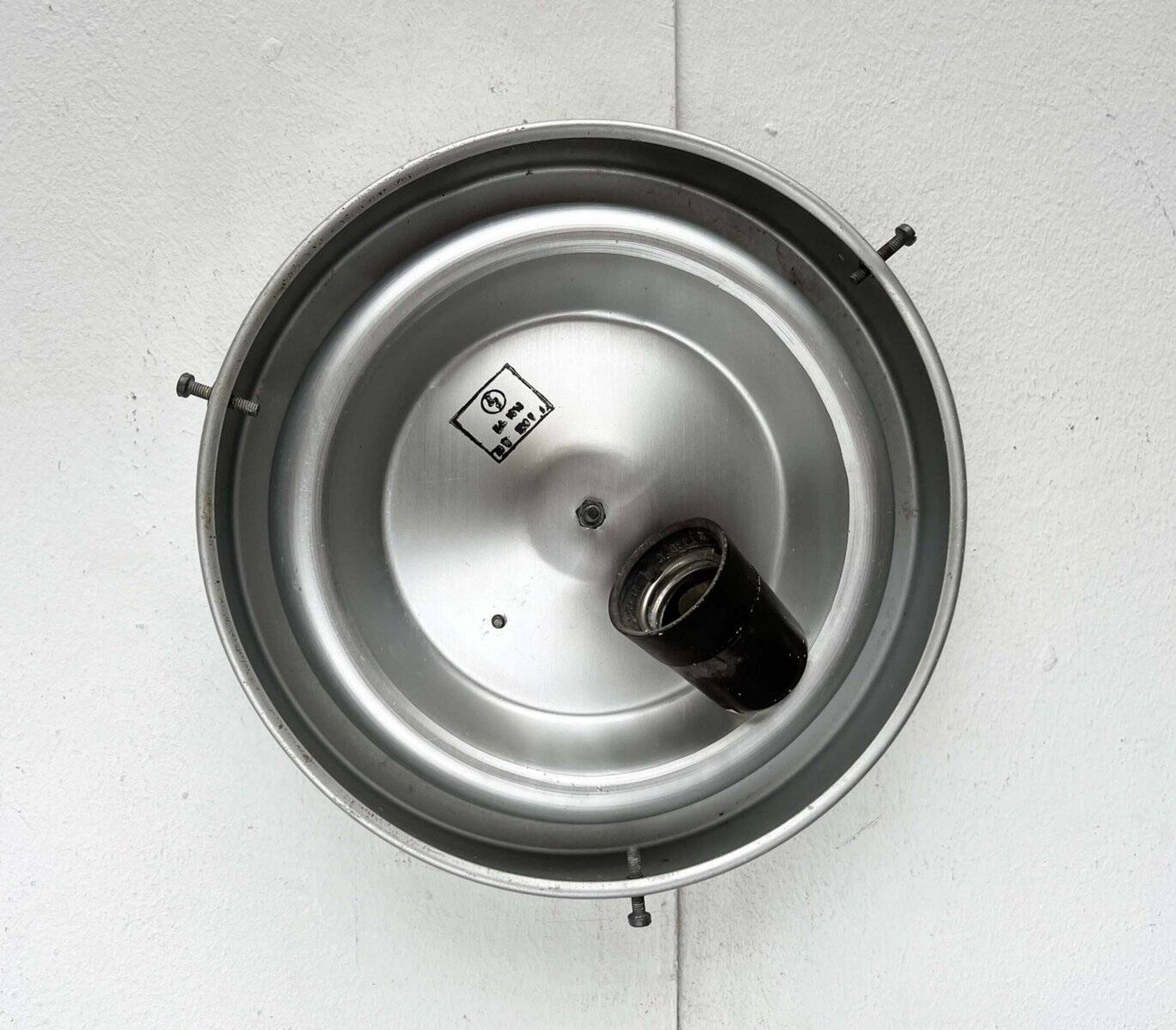 Modern Minimalist Ceiling Light from the Mid-Century by SLO Sähkölíikkeiden Oy Finland, 1960s
