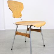 Mid-century plywood chairs by niko kralj, set of 2