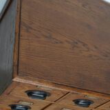 Dutch Oak Apothecary / Filing Cabinet, 1930s