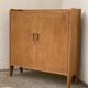 Vintage bookcase feet aileron 1950