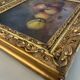 Tableau HST "Still Life with Apples and Quinces" signed D. Finelle 1911 + frame