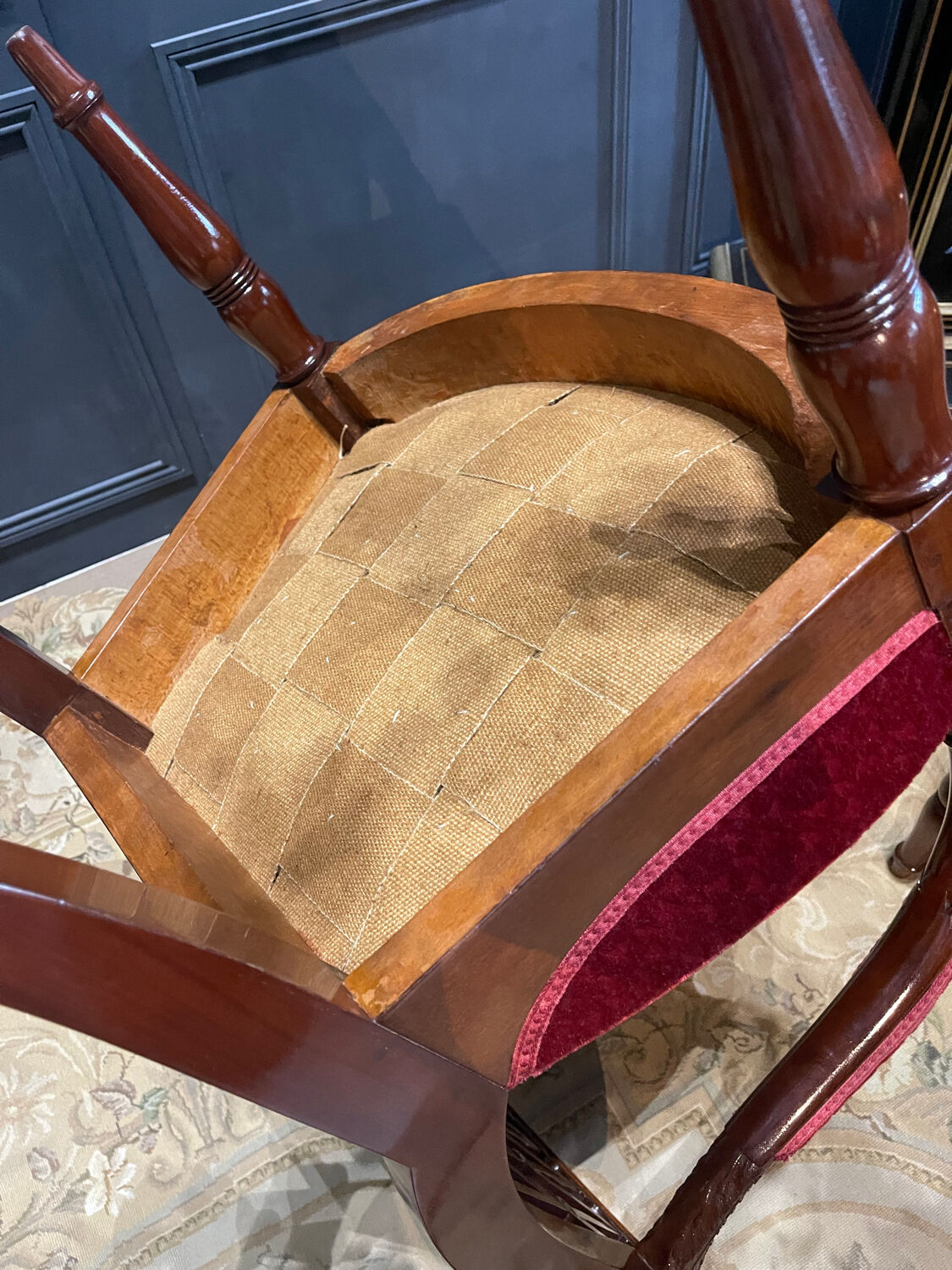 Pair of empire period armchairs