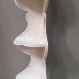 Solid wood corner shelf