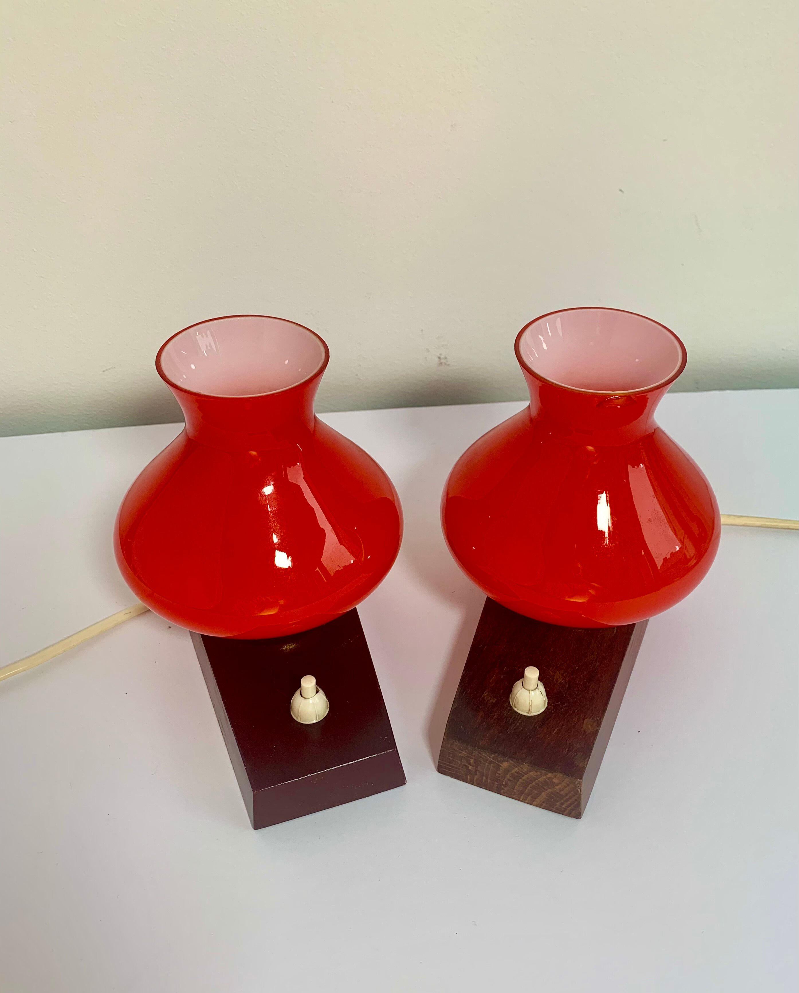 Pair of bedside lamps, Germany, 1960s