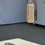 Small lantern-shaped rattan suspension H35 D15