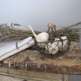 Mini basket in wire metal