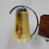 Art deco hanging lamp in glass