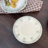 Set of 11 mismatched Terre de Fer plates