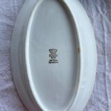 2 raviers et un plat de service ovale FD véritable porcelaine