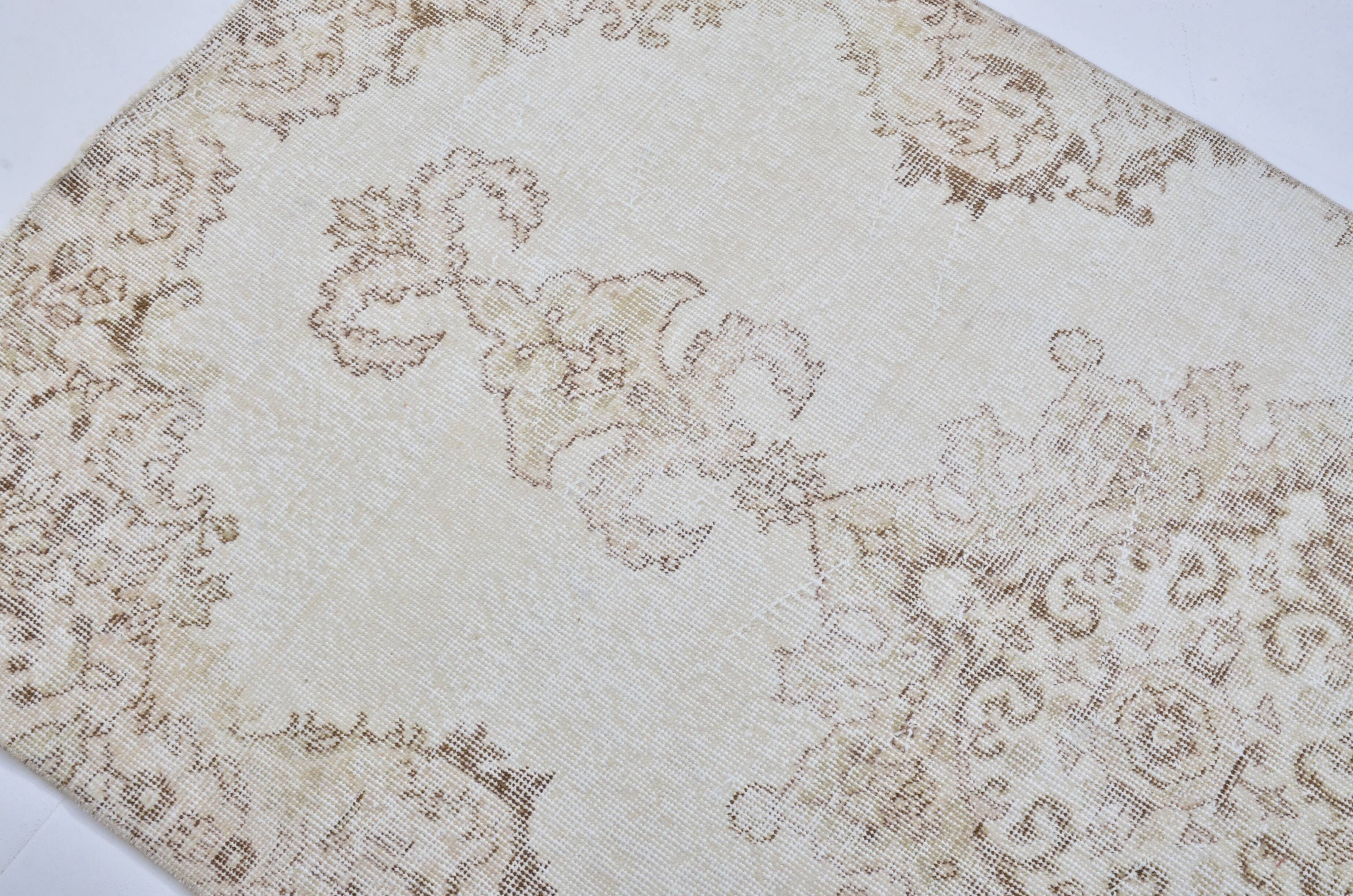 Small Vintage Geometric Wool Carpet sku 3218