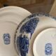 Salad bowl and hollow dish Earthenware OLD ENGLAND