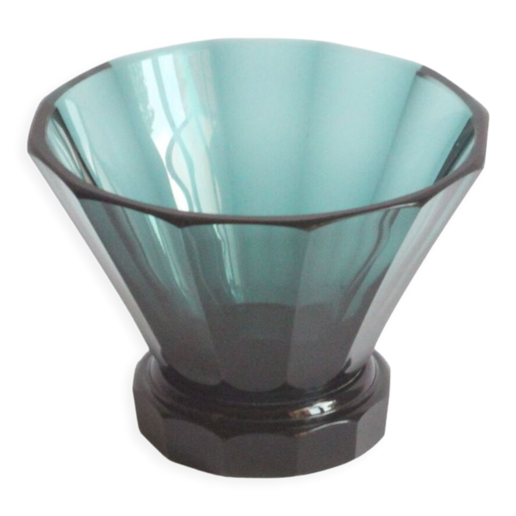 Art deco faceted bowl 1930s