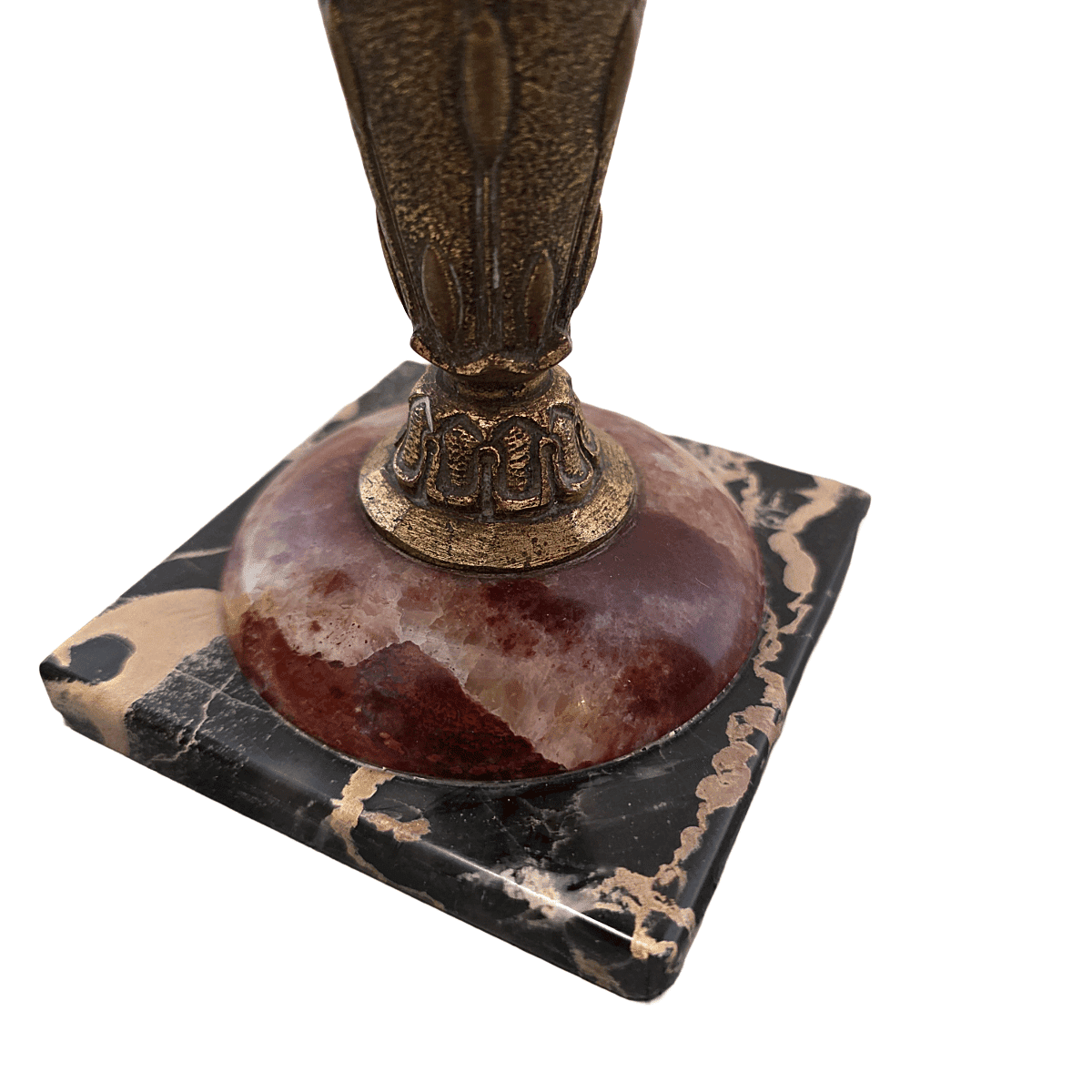 French Art Deco Bowls Of Marble And Bronze, 1920/30s