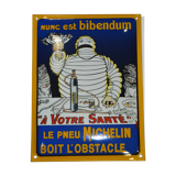 Enamelled plate "Michelin"