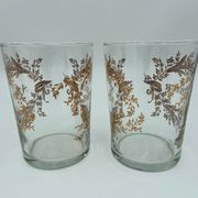 2 glasses napoleon iii love and happiness enhanced gold late xix eme