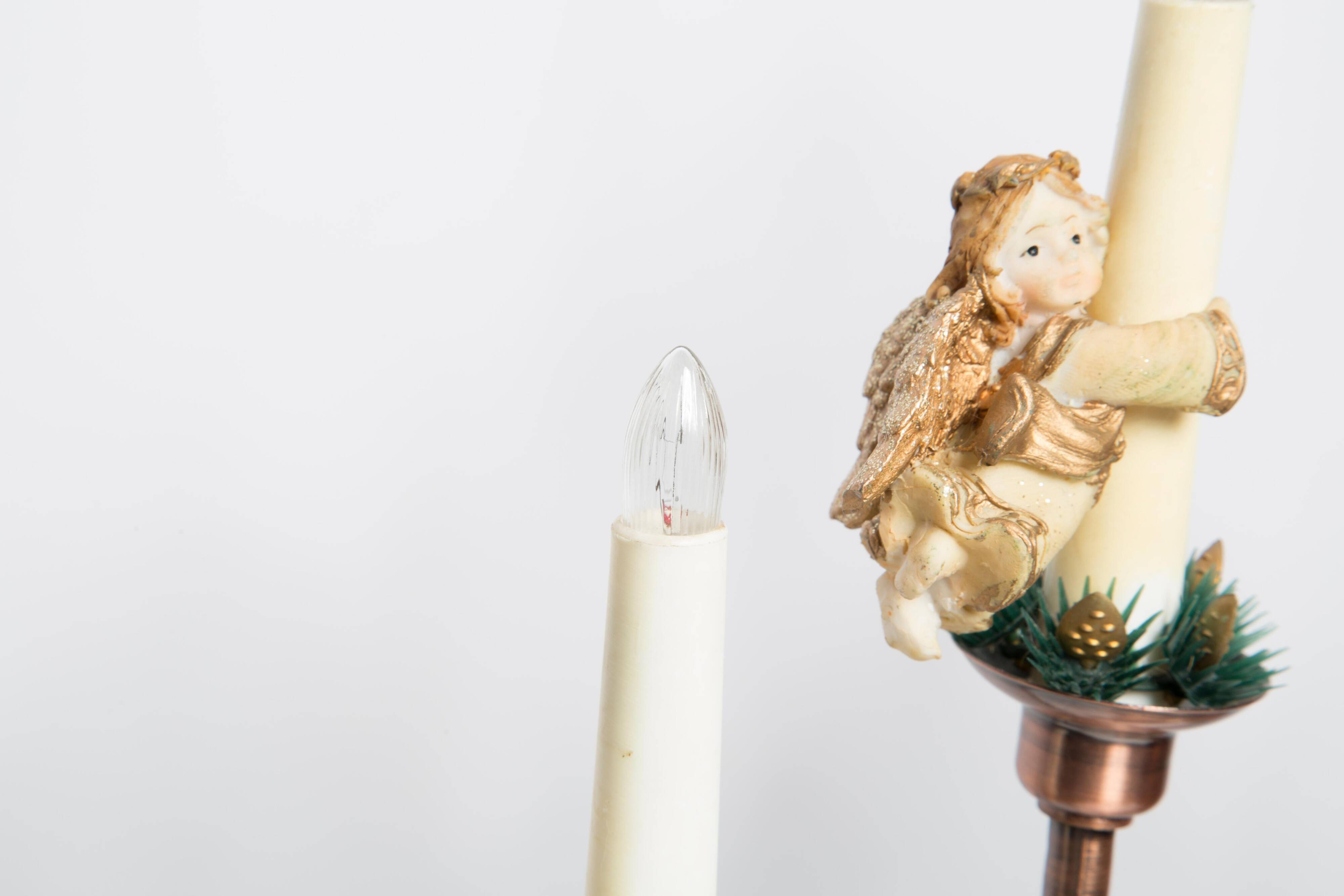 Lampe de table Mid Century White Angels