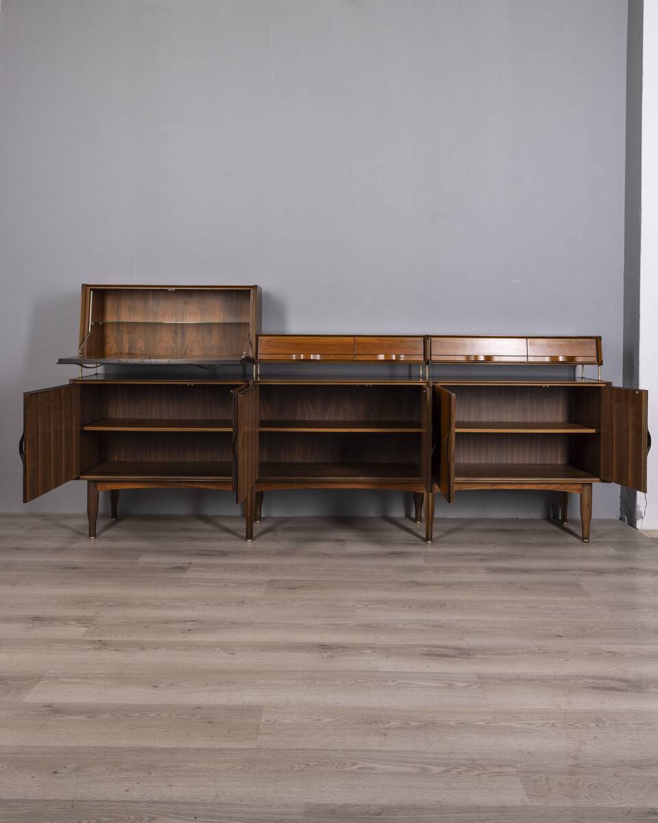 Vintage 1970s teak sideboard, designed by Barovero