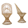Pair of Chairs, Patio Russell Woodard Wicker Effect, 1960s