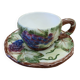 Slip cup and saucer