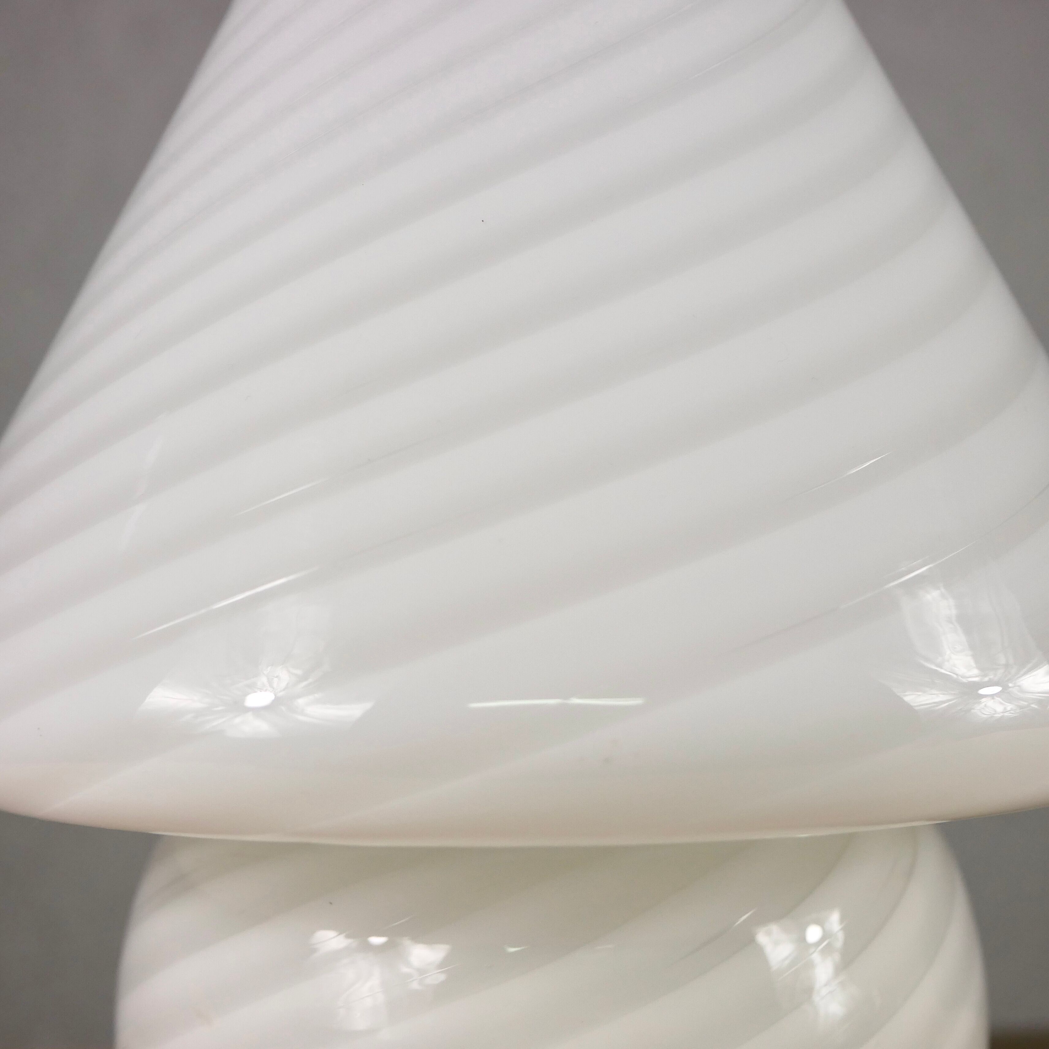 Murano glass mushroom lamp