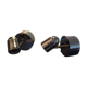 Pair of deknudt sconces in brass and chrome from the 70s
