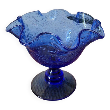 Coupe en verre bullé Biot