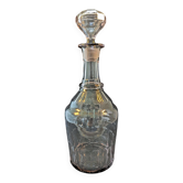 Antique decanter "with flat ribs" Louis Philippe style (1830-1850)